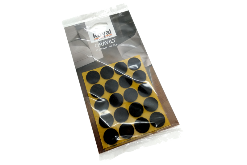 Ronde zelfklevende viltjes 28 mm – 40 stuks